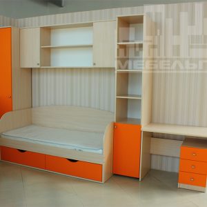 Оранжевая детская мебель Калининград
