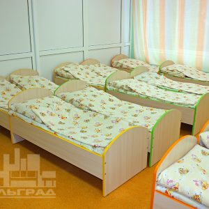 Кроватки в детском саду №23  "Орленок" в пос. Орловка