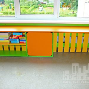 Экраны для батарей  в детском саду №23  "Орленок" в пос. Орловка