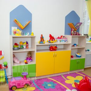 Стеллажи для детского сада Мебель для детского сада