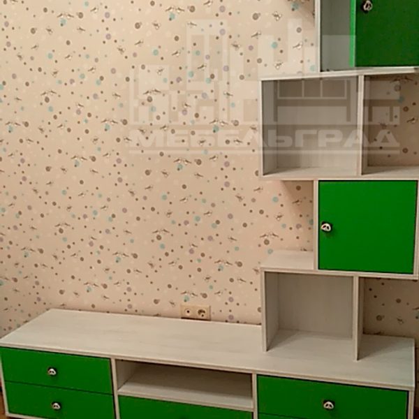 Зеленая детская мебель для мальчика Детская мебель на заказ в Калининграде
