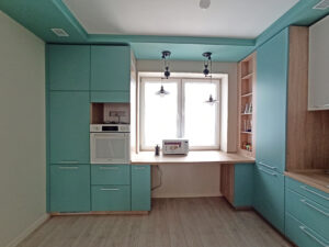 Кухня голубого цвета цена Кухни Калининград купить кухню в Калининграде